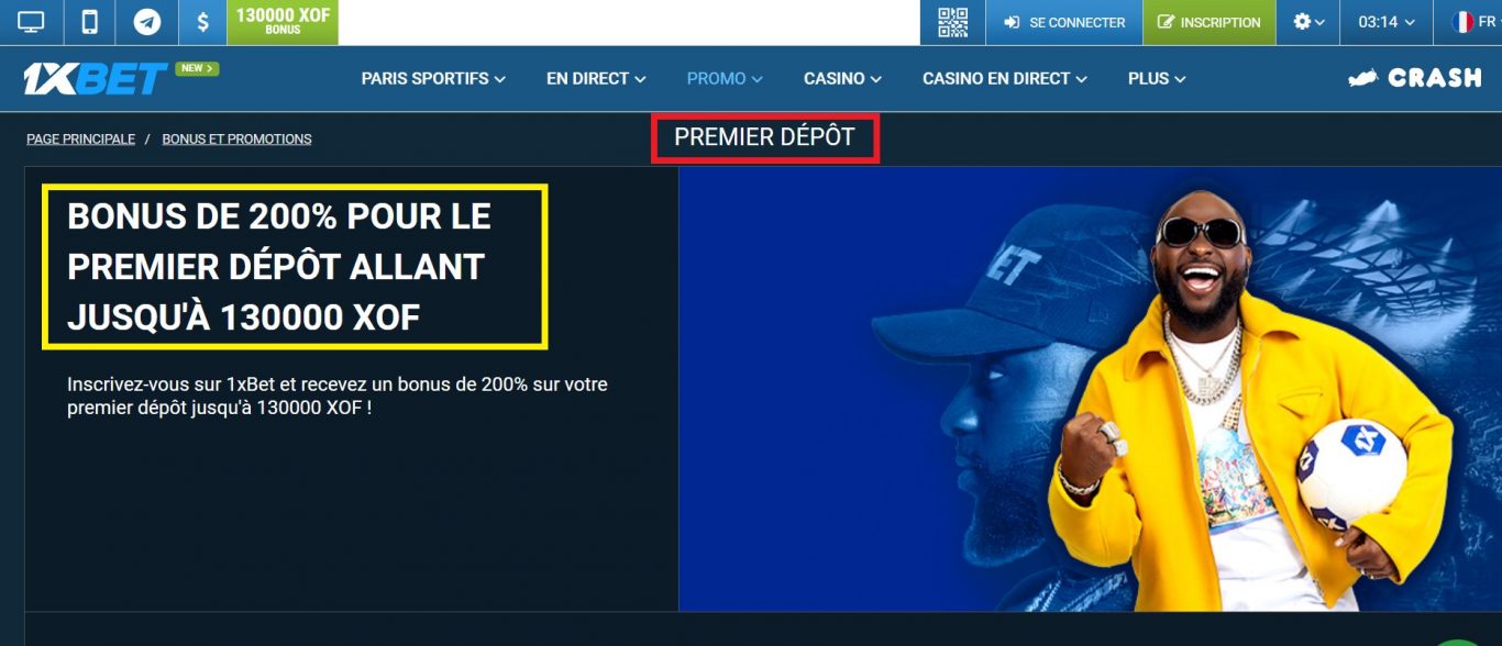 Les particularités du bonus de bienvenue 1xBet sur le net